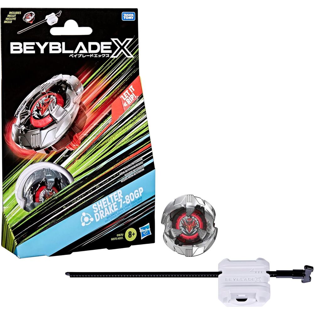 Imagen 1 - Juego Kit Inicial Shelter Drake 7-80Gp Beyblade X