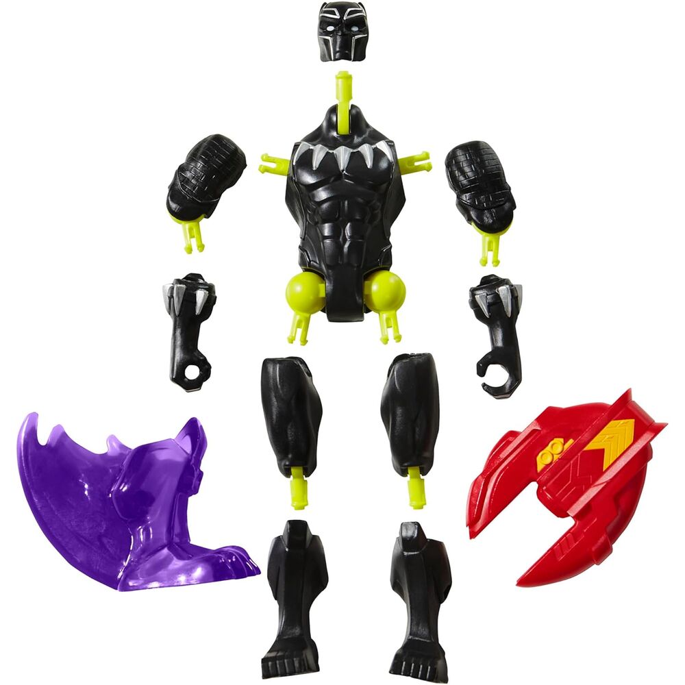 Imagen 4 - Figura Black Panther Mix Mashers Marvel 12Cm