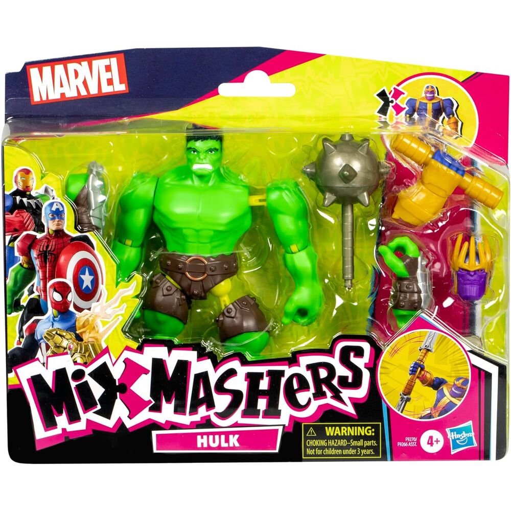Imagen 1 - Figura Hulk Deluxe Mix Mashers Marvel 12Cm
