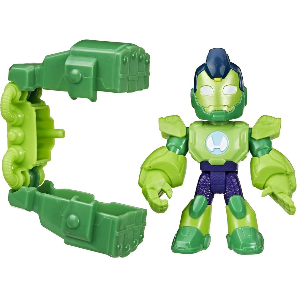 Imagen 4 - Figura Iron Hulk Iron Man Y Su Superequipo Marvel 7Cm