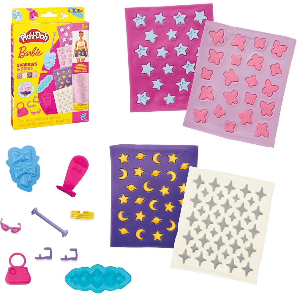 Imagen 1 - Brillos Y Gemas Barbie Play-doh