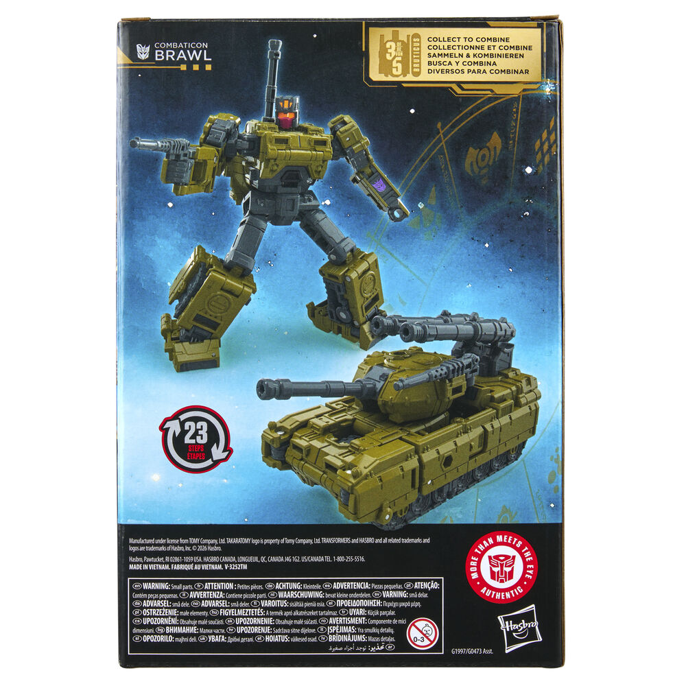 Imagen 10 - Figura Brawl Combaticon Age Of The Primes Transformers 14Cm
