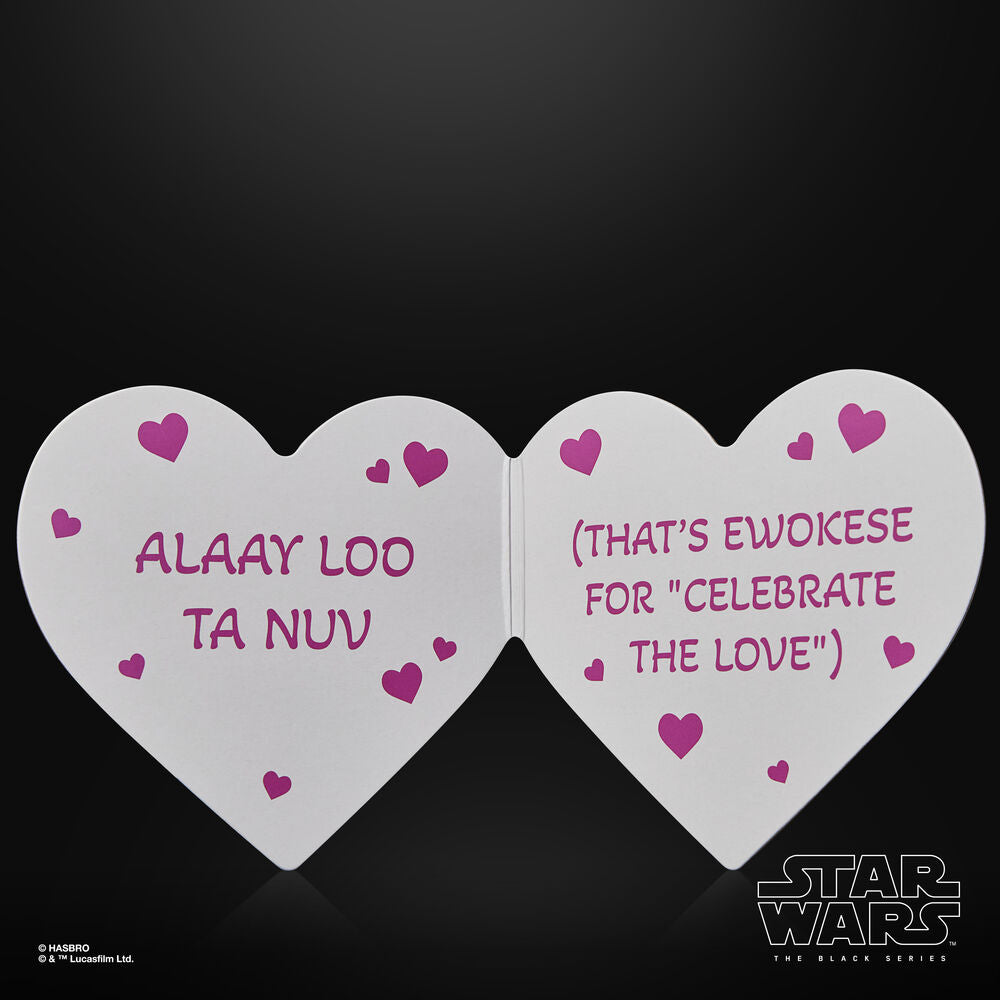 Imagen 4 - Figura Ewok Valentine's Day Edition Star Wars 15Cm