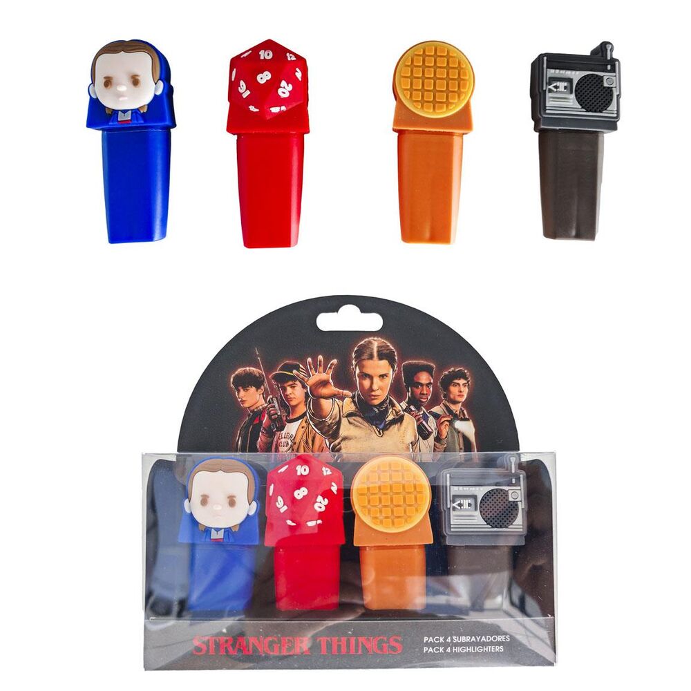 Imagen 1 - Set 4 Subrayadores Stranger Things