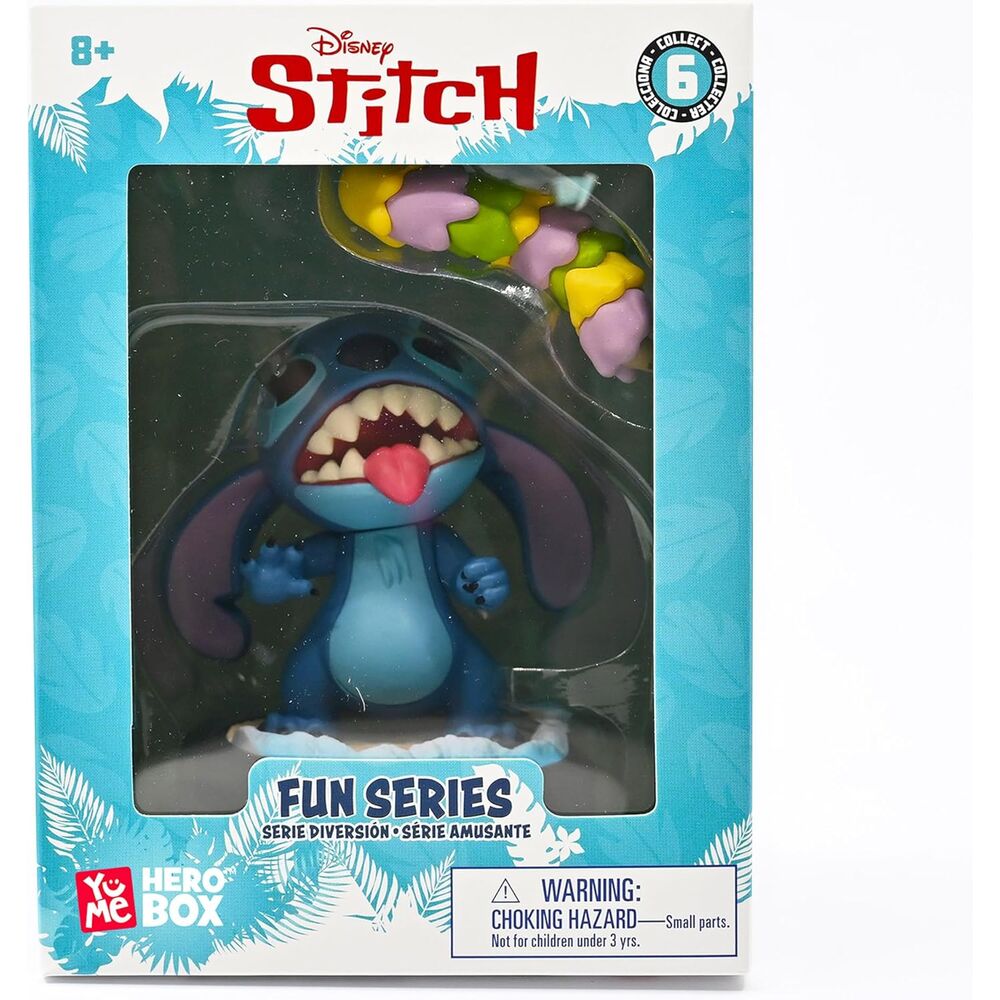 Imagen 2 - Figura Stitch Gloton Hero Box Stitch Disney 8Cm