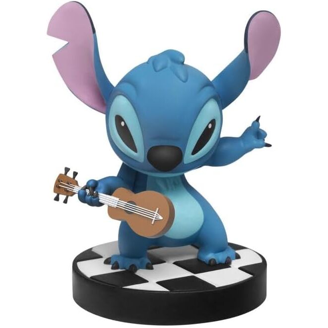Imagen 1 - Figura Stitch Guitarrista Hero Box Stitch Disney 8Cm