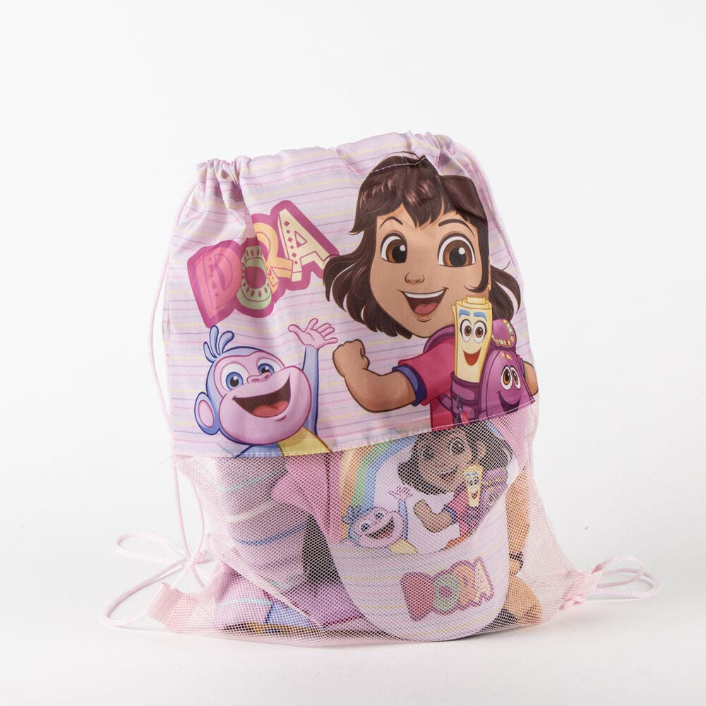 Imagen 2 - Set Toalla + Saco + Gorra Dora La Exploradora