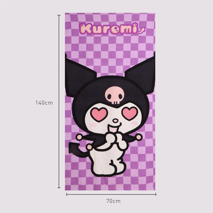 Imagen 3 - Toalla Kuromi Hello Kitty Microfibra