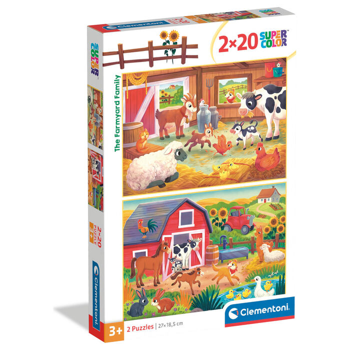 Imagen 1 - Puzzle Granja 2X20pzs