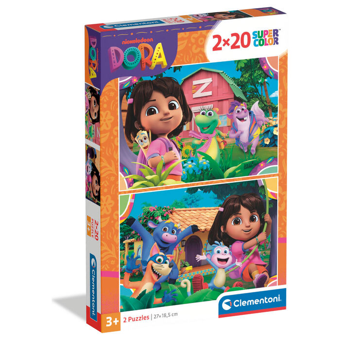 Imagen 1 - Puzzle Dora La Exploradora 2X20pzs