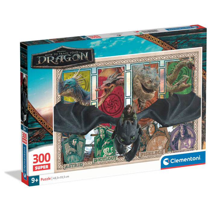 Imagen 1 - Puzzle Como Entrenar A Tu Dragon 300Pzs