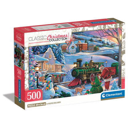 Imagen 1 - Puzzle Tren De La Navidad 500Pzs