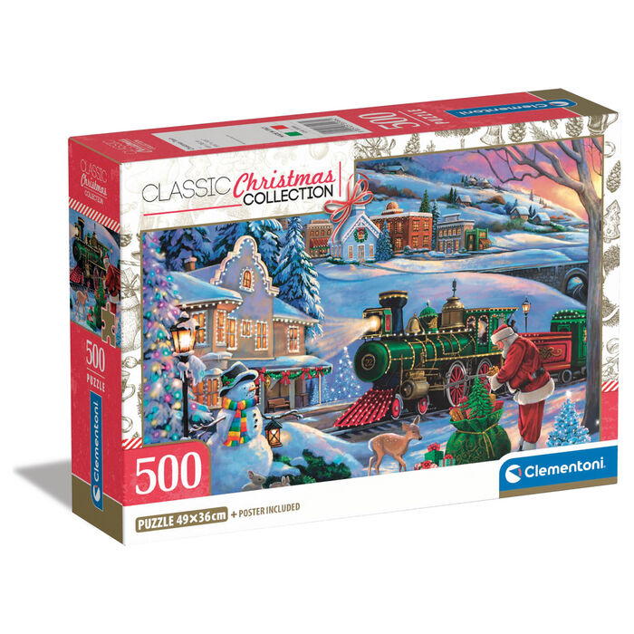Imagen 1 - Puzzle Tren De La Navidad 500Pzs