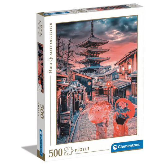 Imagen 1 - Puzzle Atardecer En Kioto 500Pzs