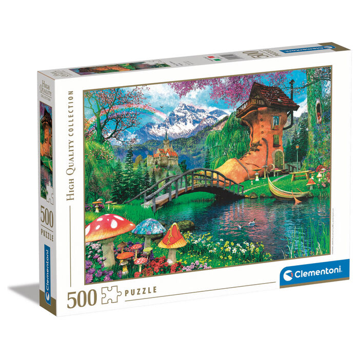 Imagen 1 - Puzzle La Antigua Casa De Los Zapatos 500Pzs