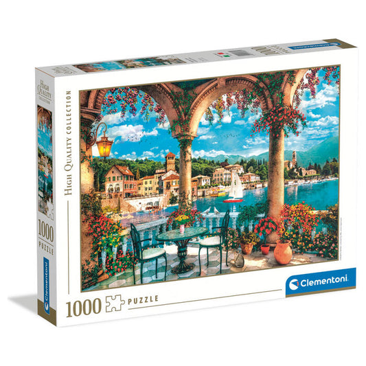 Imagen 1 - Puzzle Balcon Con Vistas Al Lago 1000Pzs