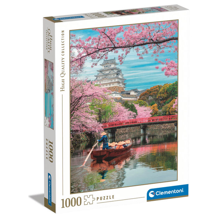 Imagen 1 - Puzzle El Castillo De Himeji En Primavera 1000Pzs