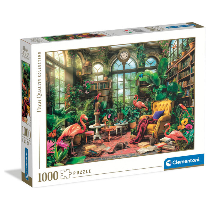 Imagen 1 - Puzzle La Biblioteca Del Invernadero 1000Pzs