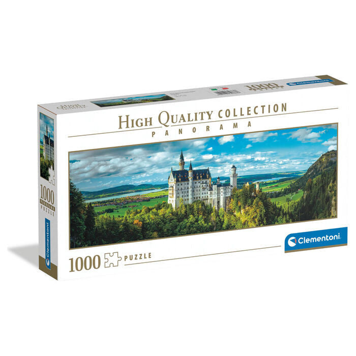 Imagen 1 - Puzzle Panorama El Castillo De Neuschwanstein 1000Pzs