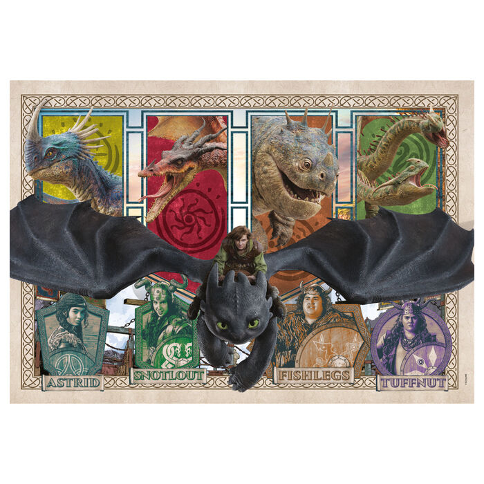 Imagen 2 - Puzzle Como Entrenar A Tu Dragon 300Pzs