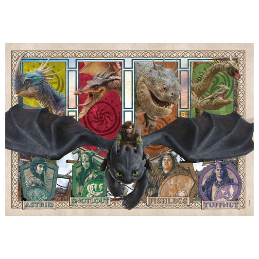 Imagen 2 - Puzzle Como Entrenar A Tu Dragon 300Pzs