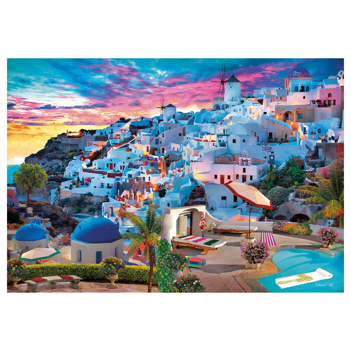 Imagen 2 - Puzzle Vista De Grecia 500Pzs