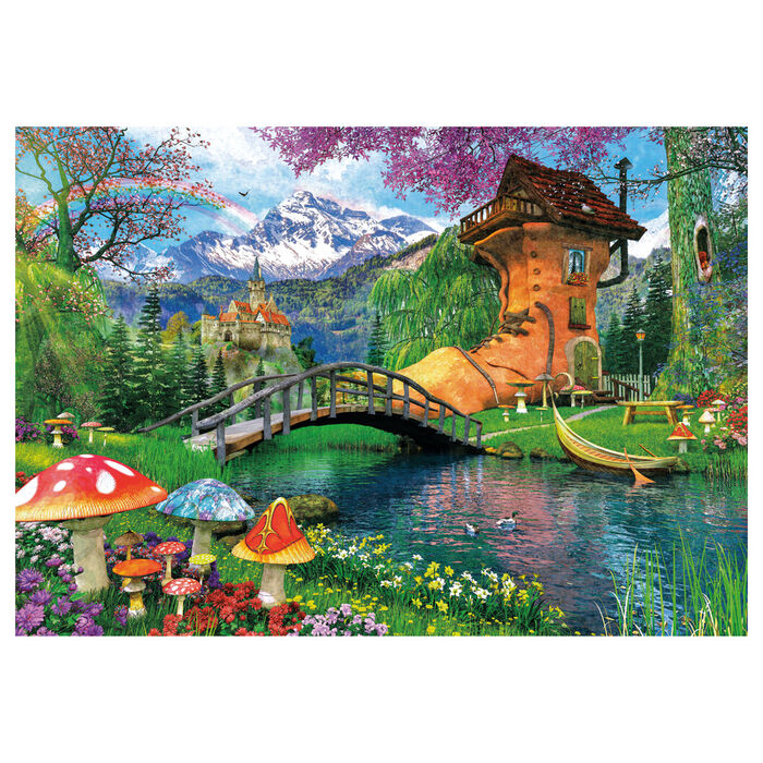 Imagen 2 - Puzzle La Antigua Casa De Los Zapatos 500Pzs