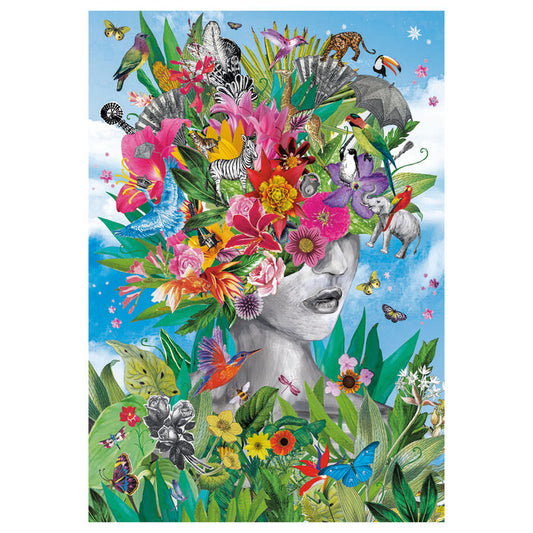 Imagen 2 - Puzzle La Cabeza En La Selva 500Pzs