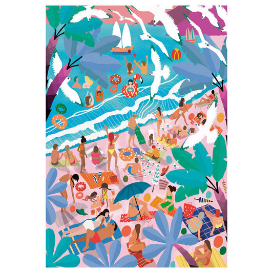 Imagen 2 - Puzzle Domingo En La Playa 1000Pzs