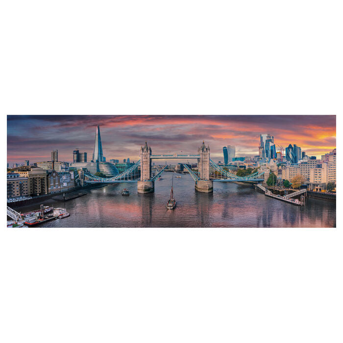Imagen 2 - Puzzle Panorama Al Otro Lado Del Rio Tamesis 1000Pzs