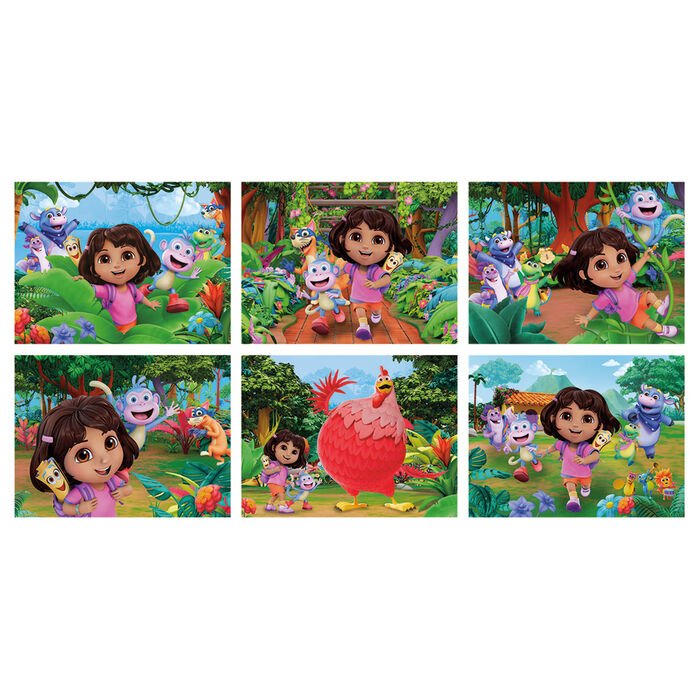 Imagen 2 - Puzzle Cubo Dora La Exploradora 12Pzs