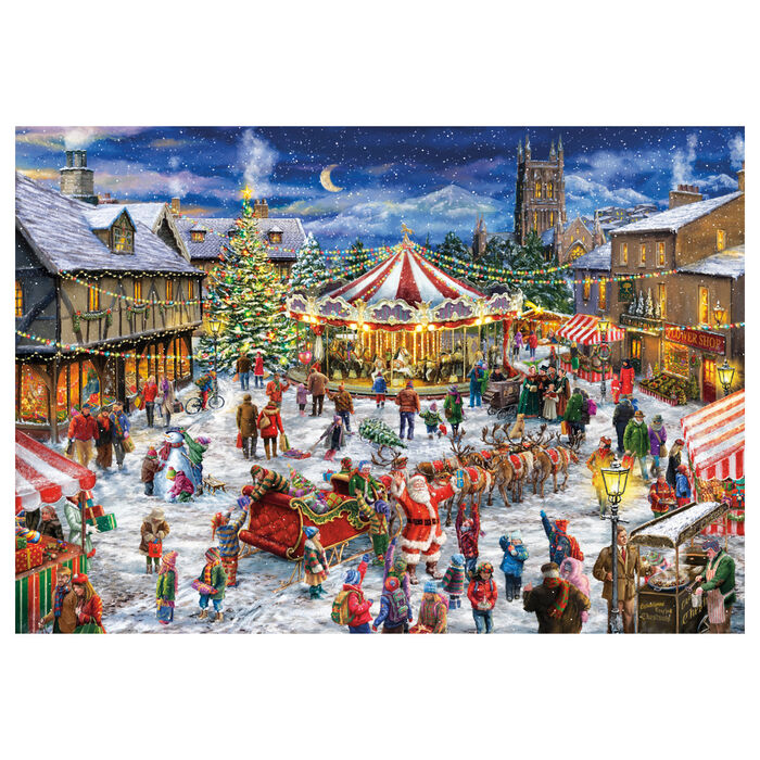 Imagen 2 - Puzzle La Feria De Navidad 500Pzs
