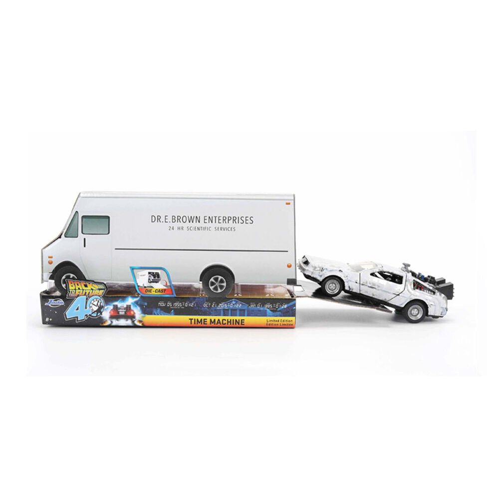 Imagen 1 - Replica Dlorean Efecto Hielo Time Machine 40Th Anniversary Regreso Al Futuro