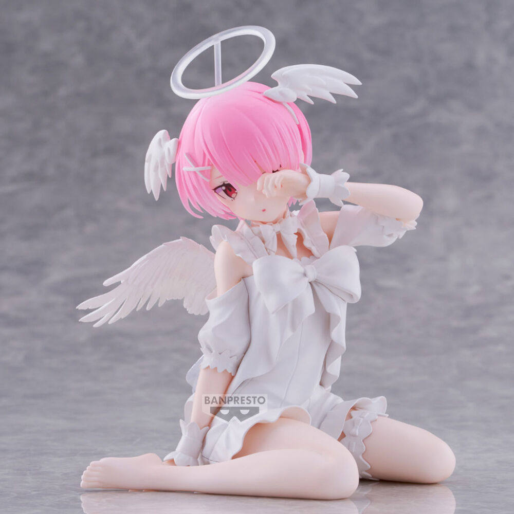 Imagen 2 - Figura Ram Sweet Angel Relax Time Re:zero Starting Life In Another World 13Cm