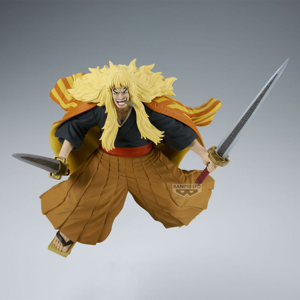 Imagen 2 - Figura Shiki El Leon Dorado Battle Record One Piece 16Cm