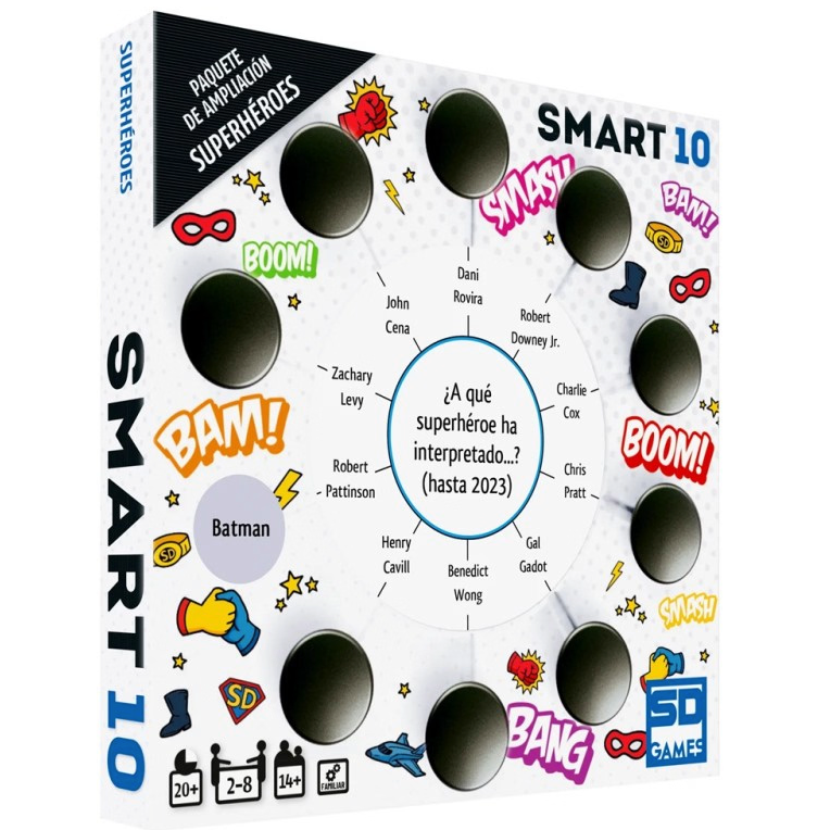 Imagen 1 - Expansion Superheroes Juego Smart 10 Español