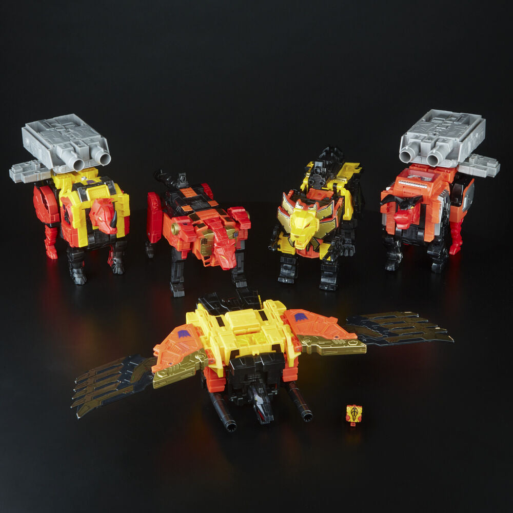 Imagen 4 - Set Figuras Power Of The Primes Predaking Combiner Transformers
