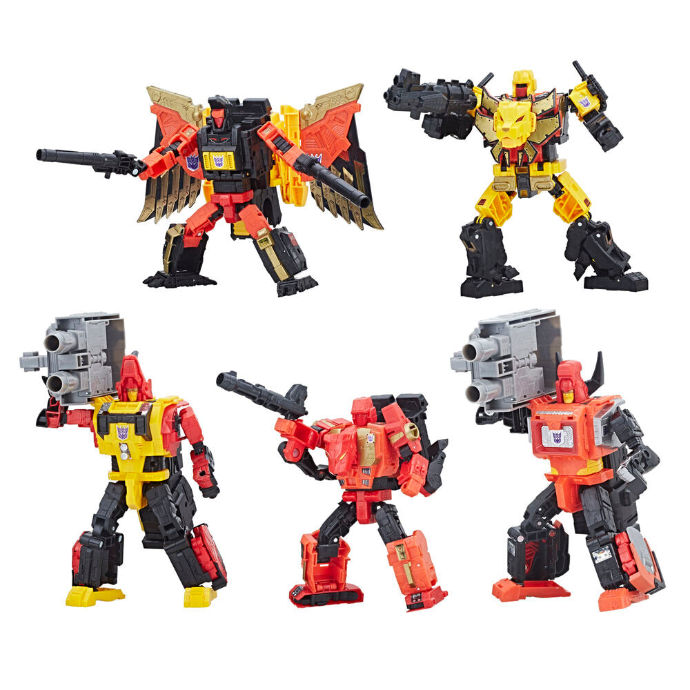 Imagen 1 - Set Figuras Power Of The Primes Predaking Combiner Transformers