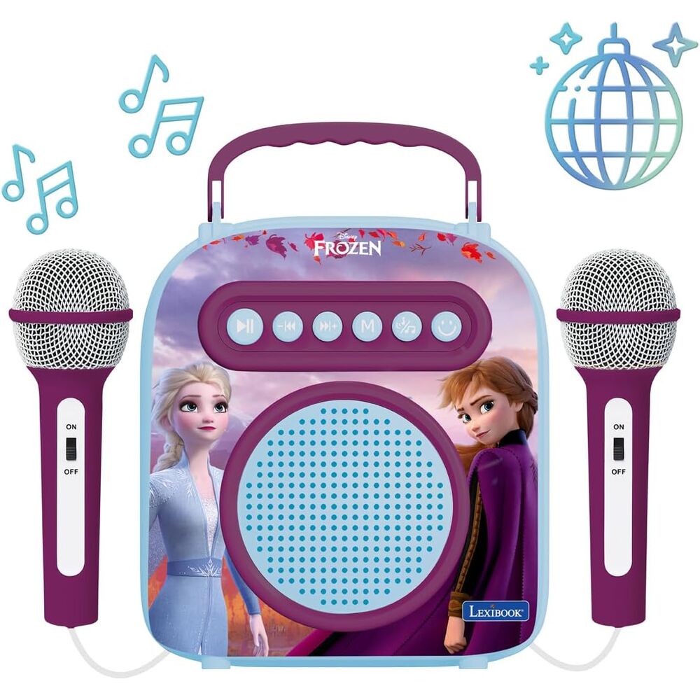 Imagen 1 - Maleta Karaoke Frozen Disney Portatil