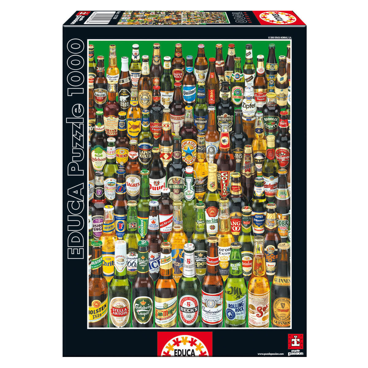 Imagen 1 de Puzzle Cervezas 1000Pzs