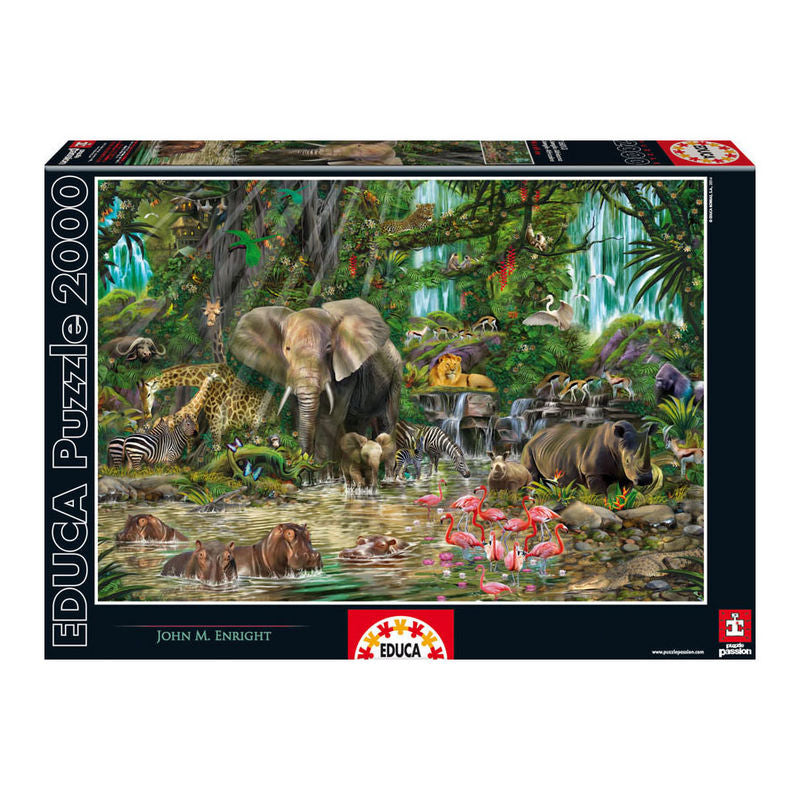 Imagen 1 de Puzzle Jungla Africana 2000Pzs