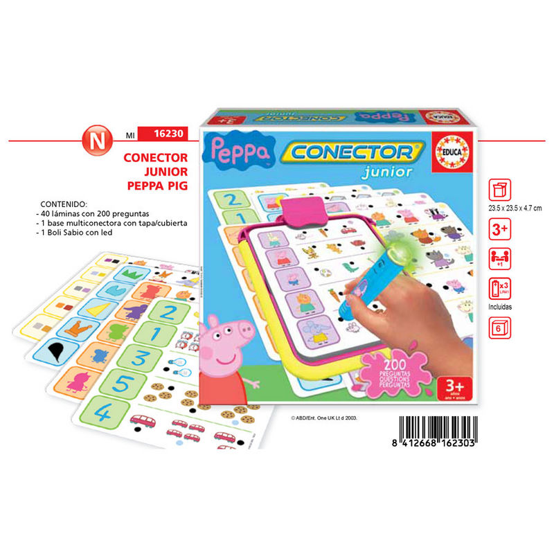 Imagen 2 de Juego Conector Junior Peppa Pig