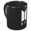 Black Ceramic BTS Logo Mug - 350 ml