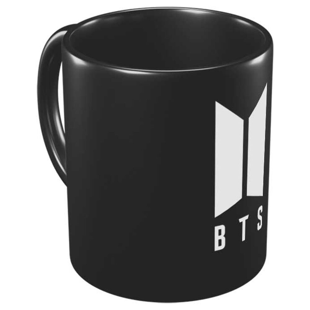 Black Ceramic BTS Logo Mug - 350 ml