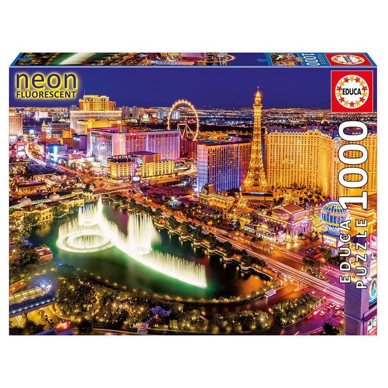 Imagen 1 de Puzzle Neon Las Vegas 1000Pzs