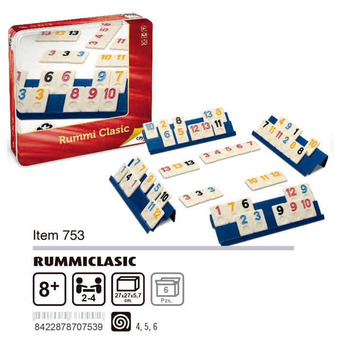 Imagen 2 - Rummiclasic Caja Metal