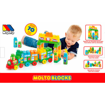 Imagen de Tren Vagones Blocks 70 Pz parte de nuestra colección en Espadas y más, sitio oficial.