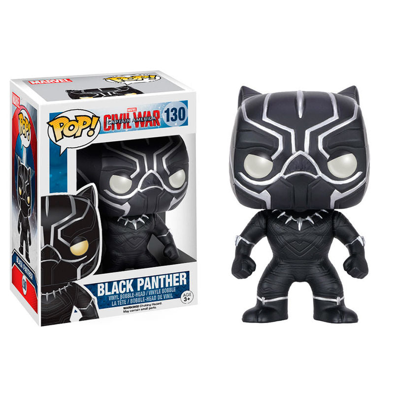 Imagen de Figura Pop Marvel Civil War Black Panther parte de nuestra colección en Espadas y más, sitio oficial.