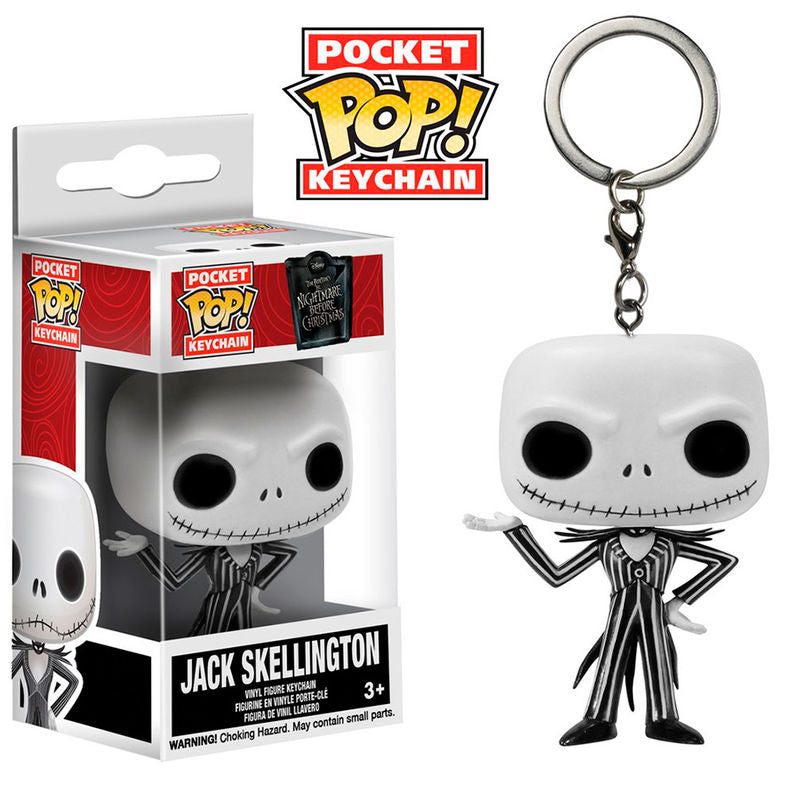 Imagen 1 - Llavero Pocket Pop Jack Skellington Pesadilla Antes De Navidad