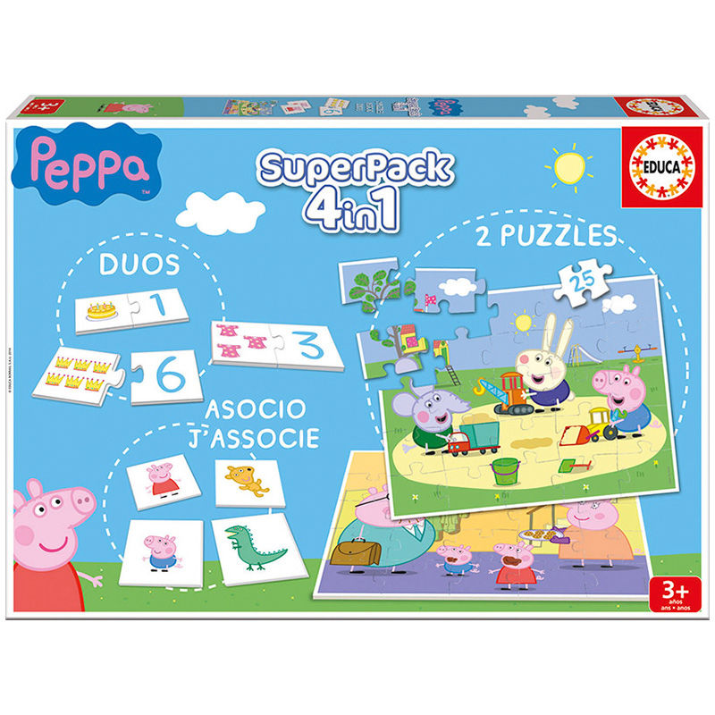 Imagen 2 de Super Pack 4 En 1 Peppa Pig